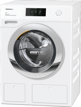 MIELE WTR870WPM STANDARD CHROME EDITION was- droogcombinatie