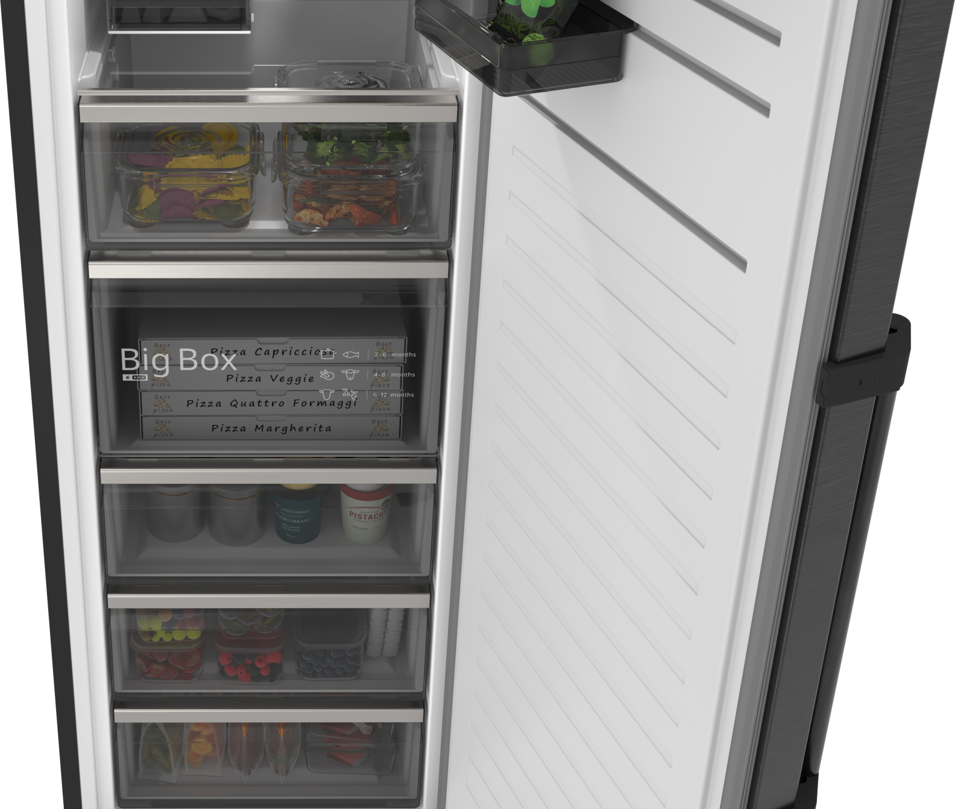 SIEMENS GS36NEXCM IQ300 vrijstaande vriezer - 186cm
