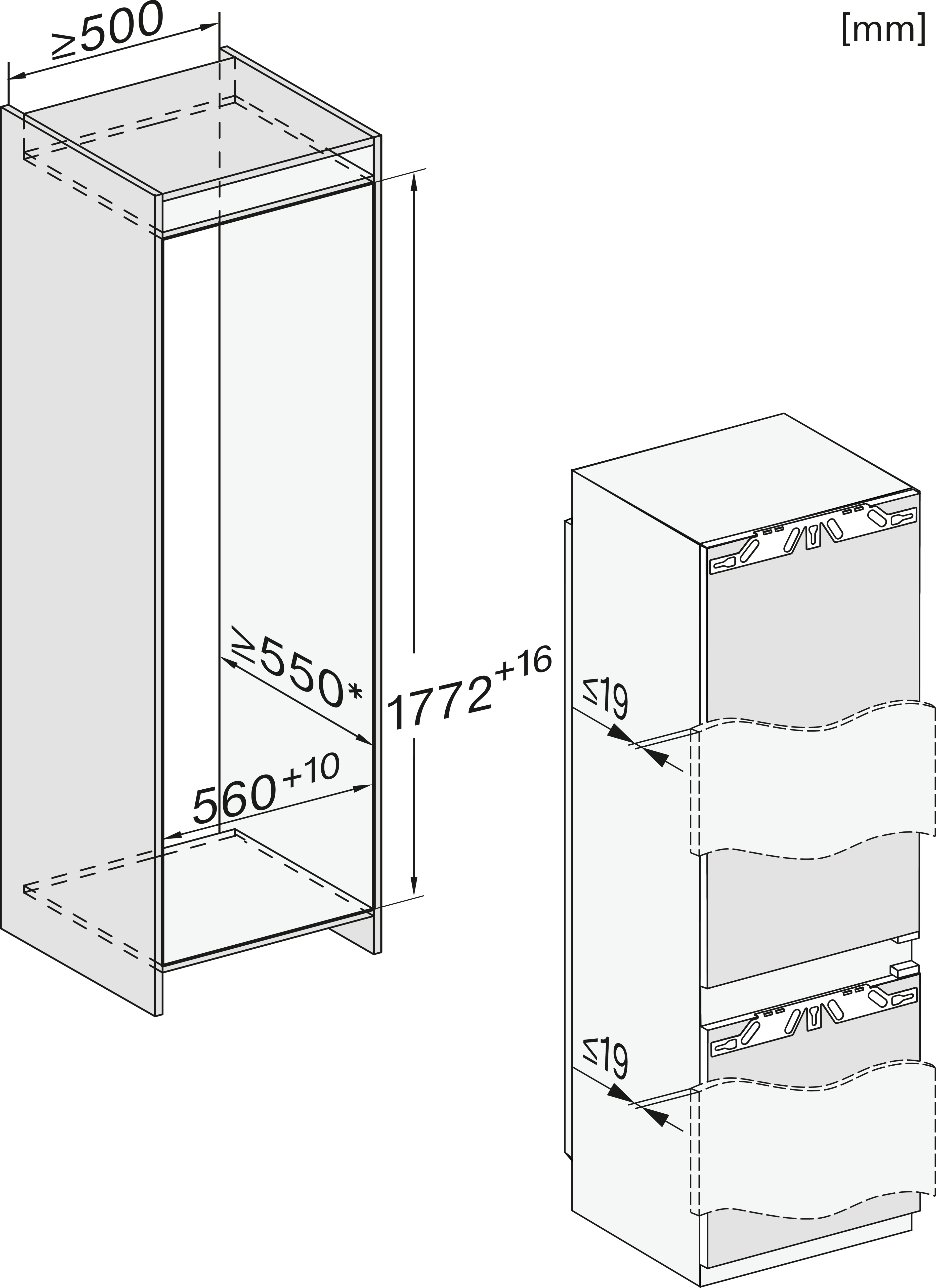 MIELE KF7772B koel-/vriescombinatie - 178cm