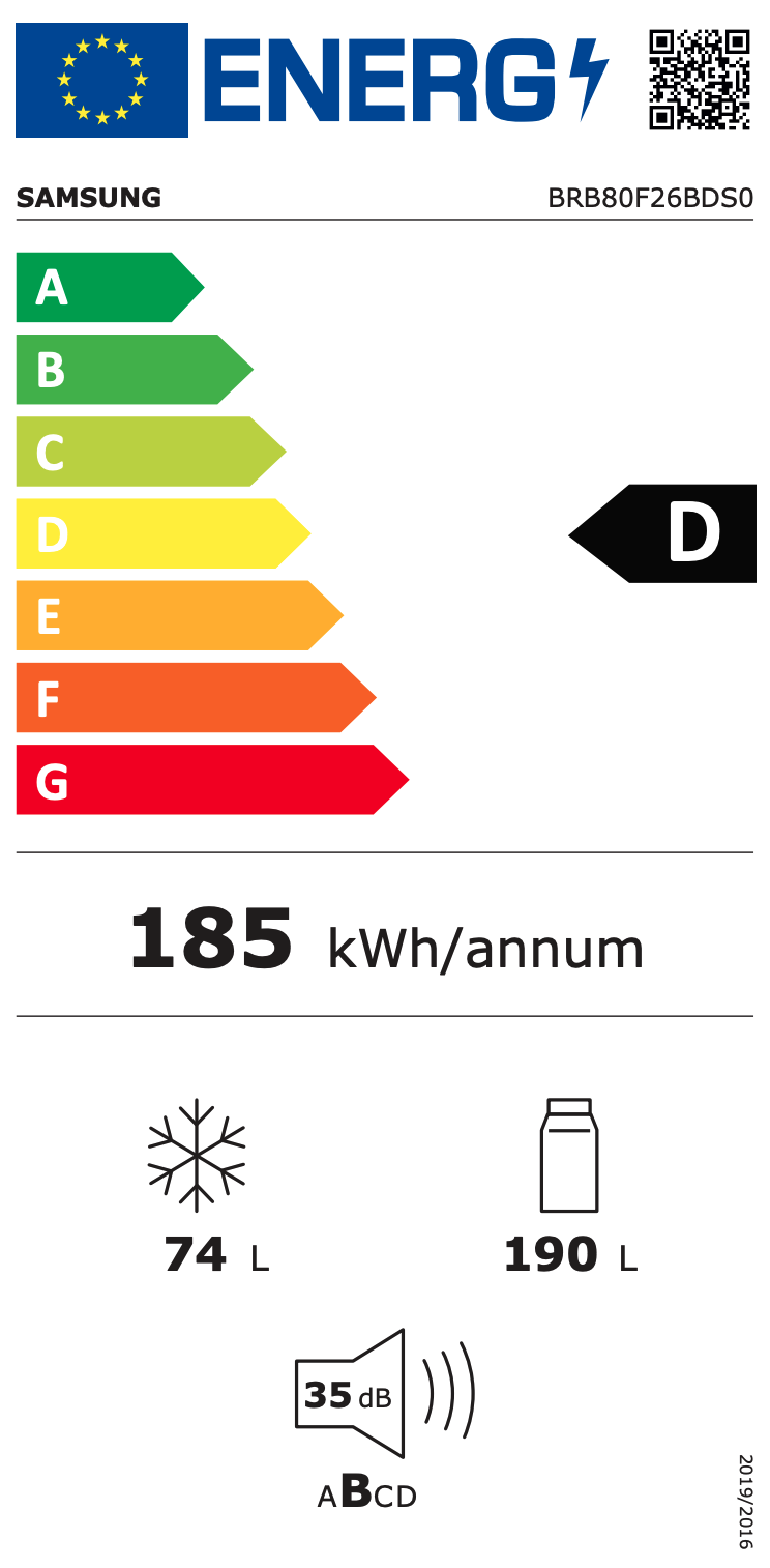 SAMSUNG BRB80F26BDS0EF