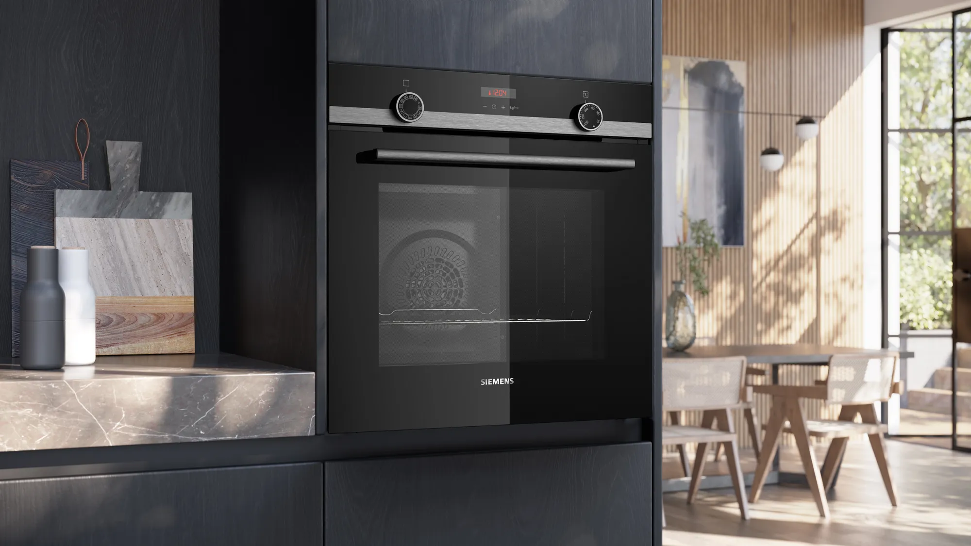 SIEMENS HB574ABR3F IQ300 multifunctionele oven - 60cm