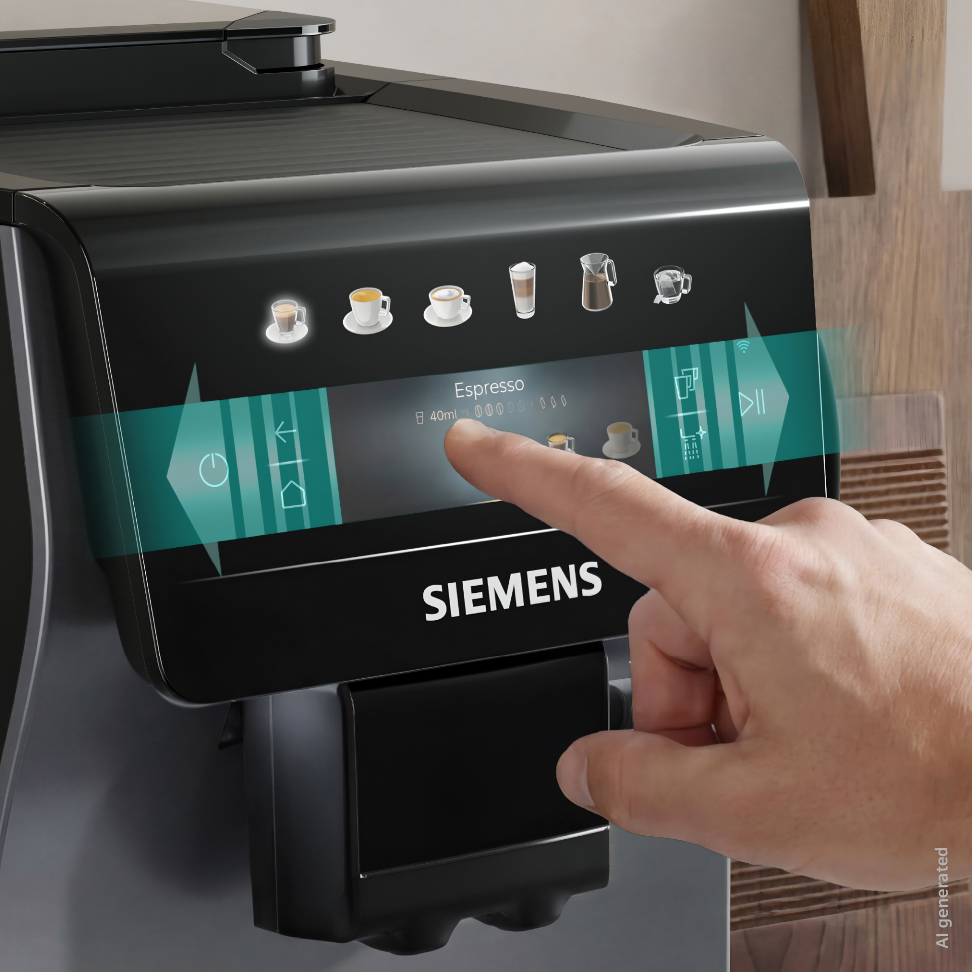 SIEMENS TP603EF6 EQ600 espresso machine