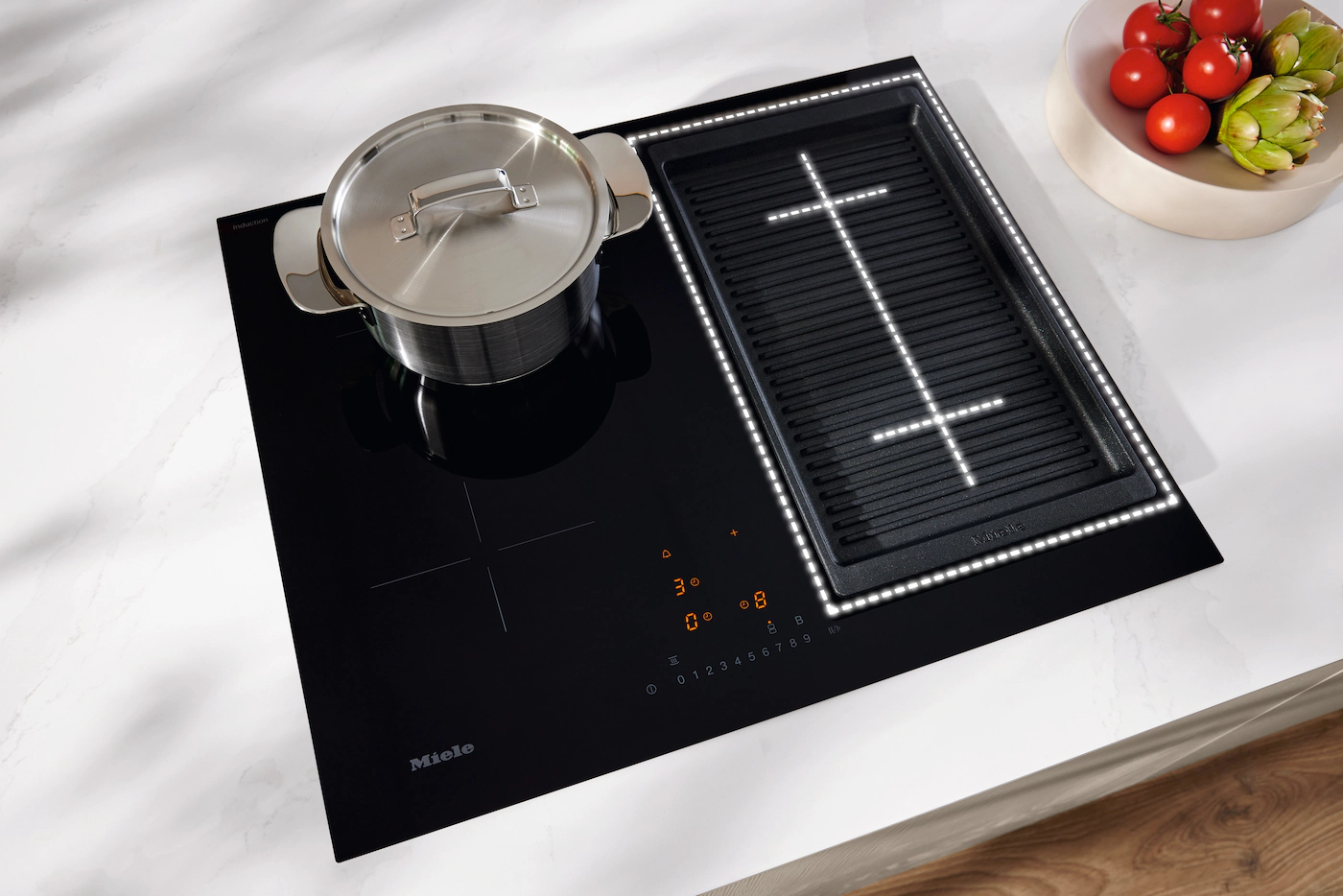MIELE KM7363FL inductiekookplaat - 62cm