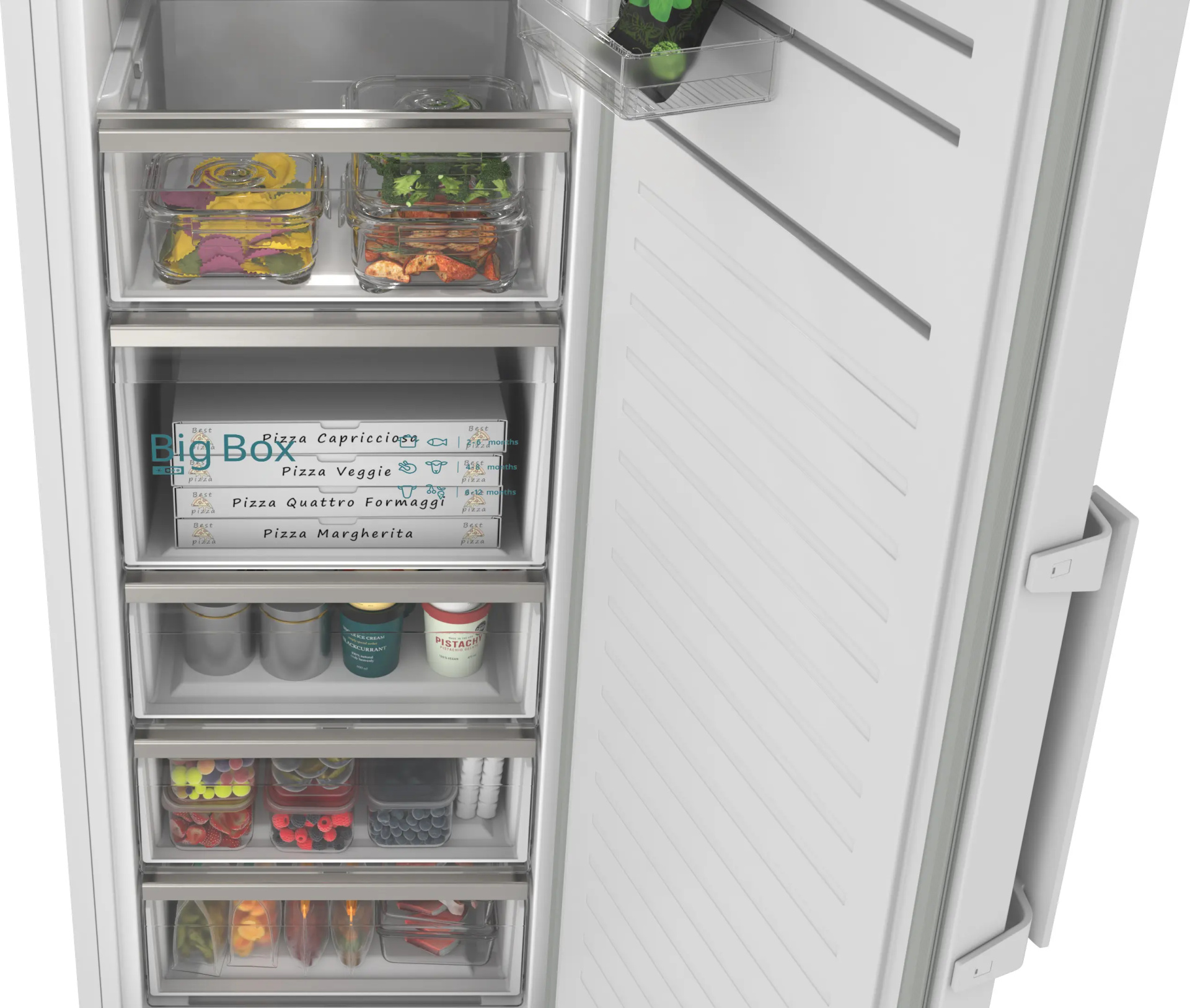 SIEMENS GS36NVWCG IQ300 vrijstaande vriezer - 186cm
