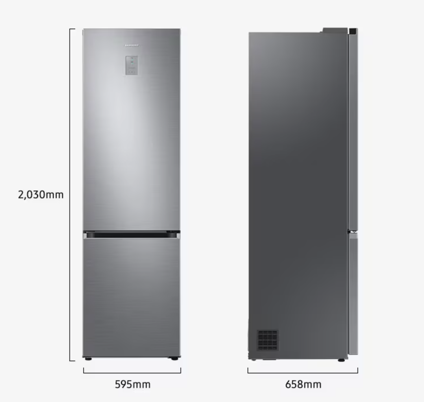 SAMSUNG RB34C602CB1/EF koel-/vriescombinatie - 203cm