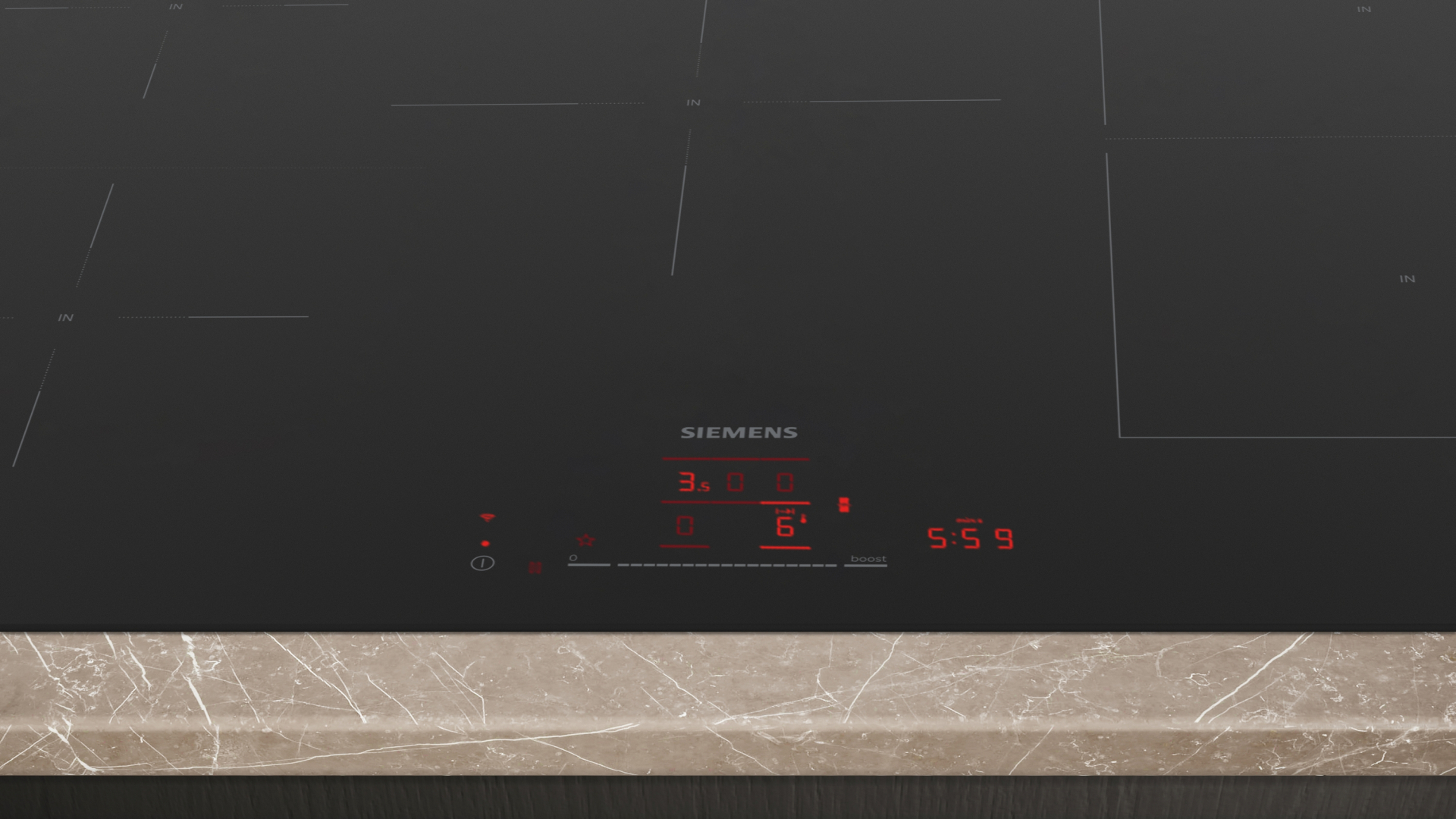 SIEMENS ED81AHWB1E IQ500 inductiekookplaat - 80cm
