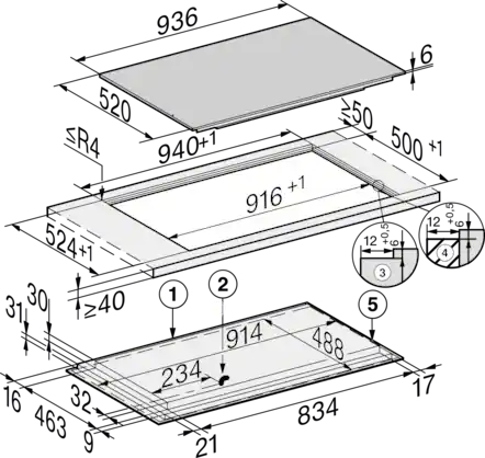 MIELE KM7999FL inductiekookplaat - 90cm