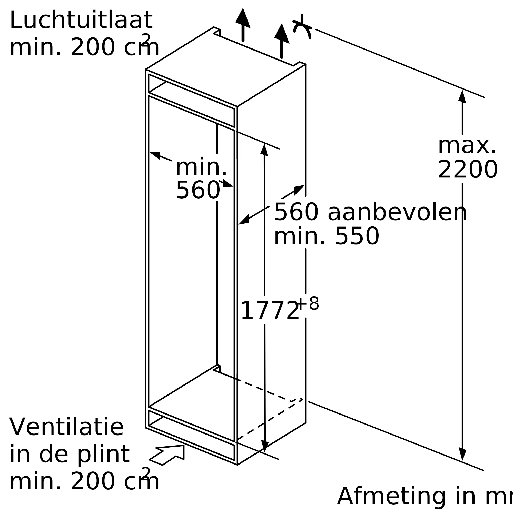 SIEMENS KI81FHOD0 IQ700 koelkast zonder vriesvak - 178cm
