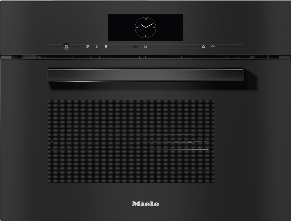MIELE DGM7845OBSW VITROLINE stoomoven - combi - 45cm