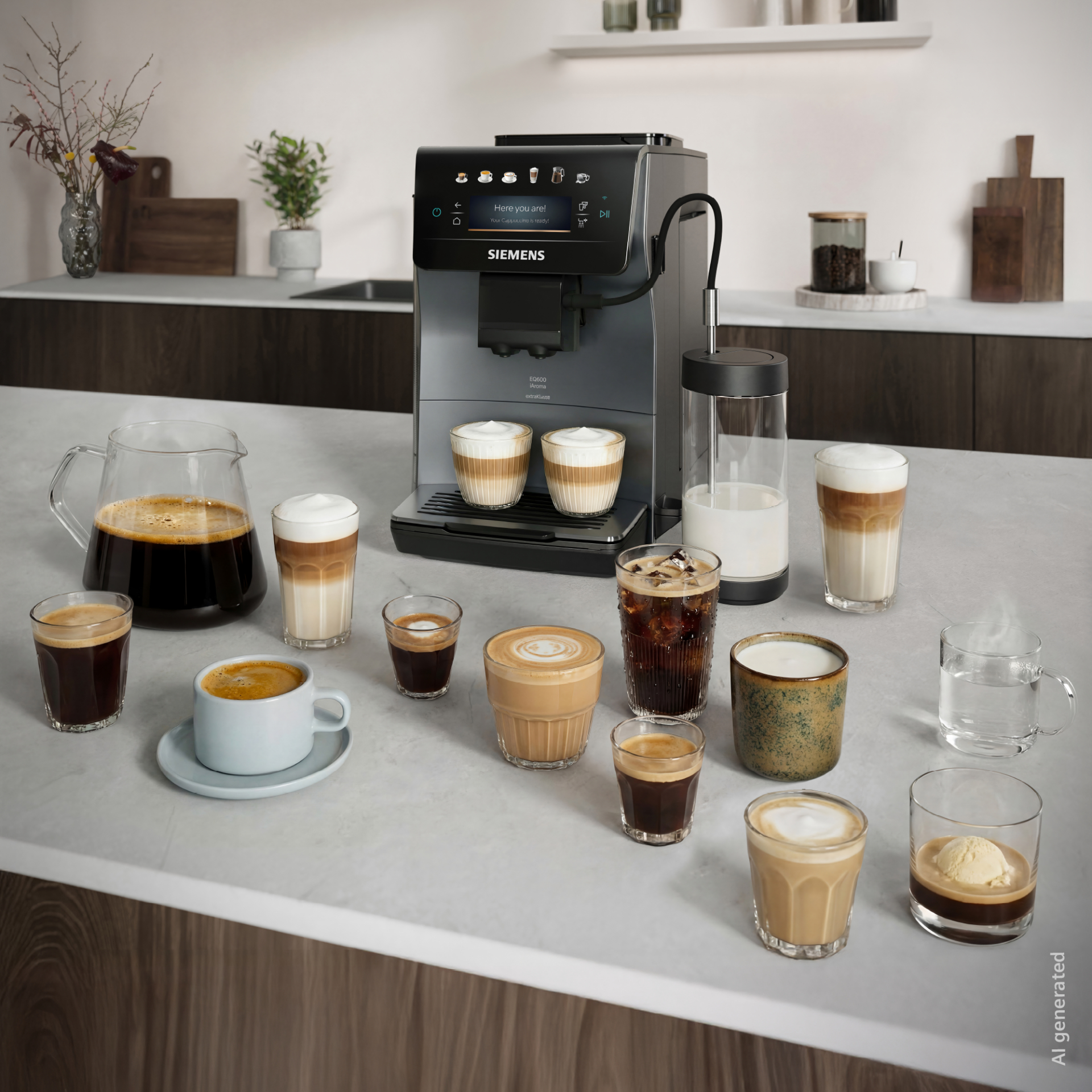SIEMENS TP603EF6 EQ600 espresso machine