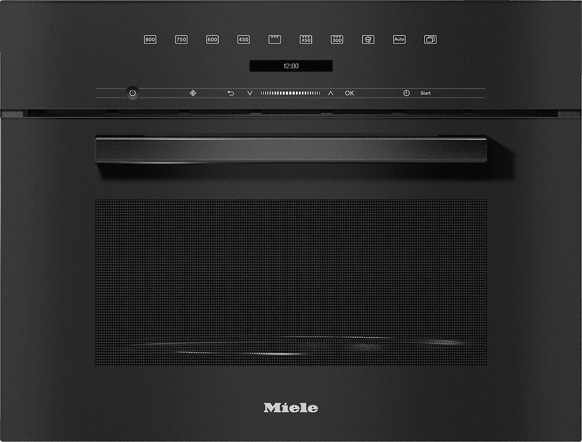 MIELE M7244OBSW VITROLINE microgolfoven met grill - 45cm