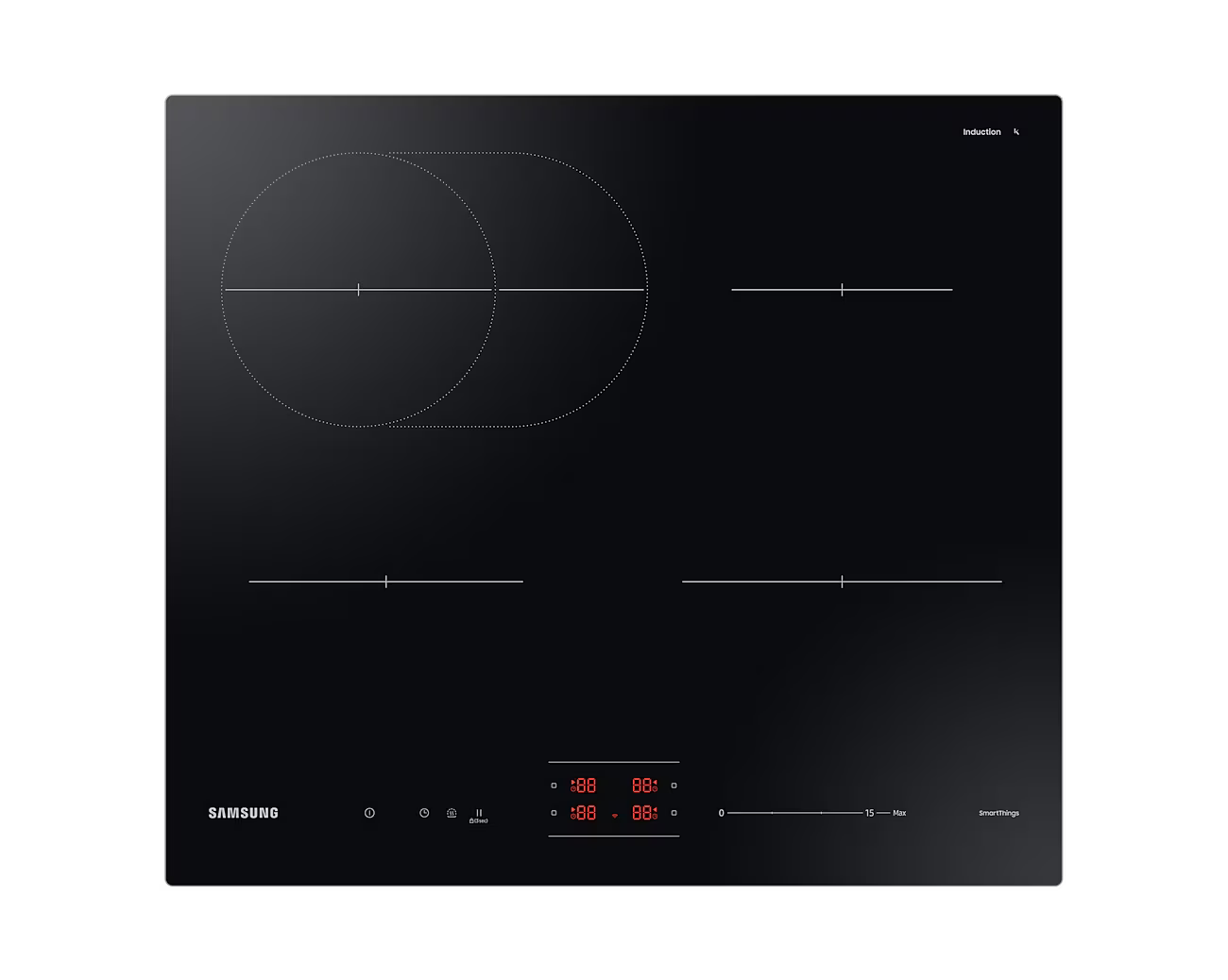 SAMSUNG NZ64B4016FK Series 4 inductiekookplaat - 60cm