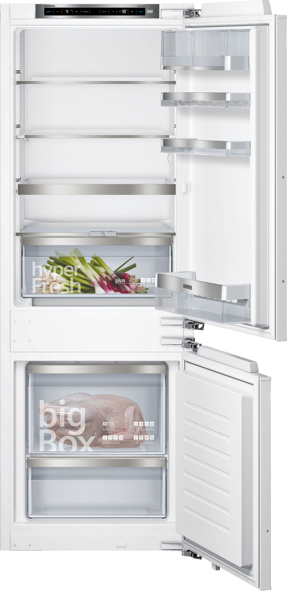 SIEMENS KI77SADE0 IQ500 koel-/vriescombinatie - 158cm