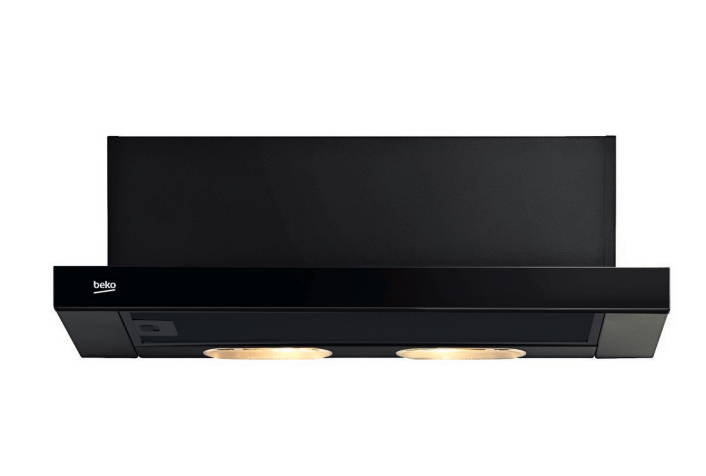 BEKO CTB6250BB telescopische dampkap - 60cm