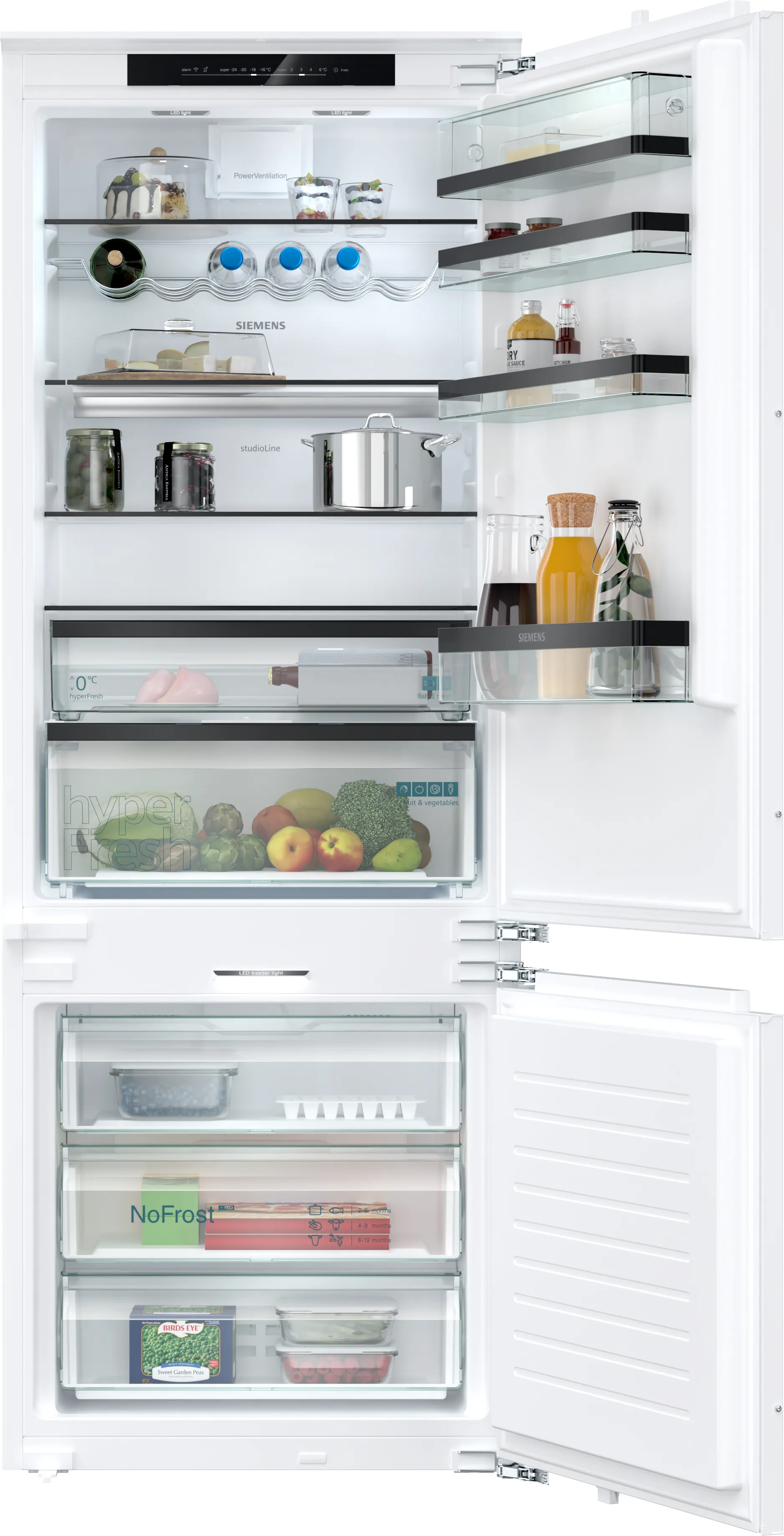 SIEMENS KB96NSDD0 IQ500 koel-/vriescombinatie - 194cm