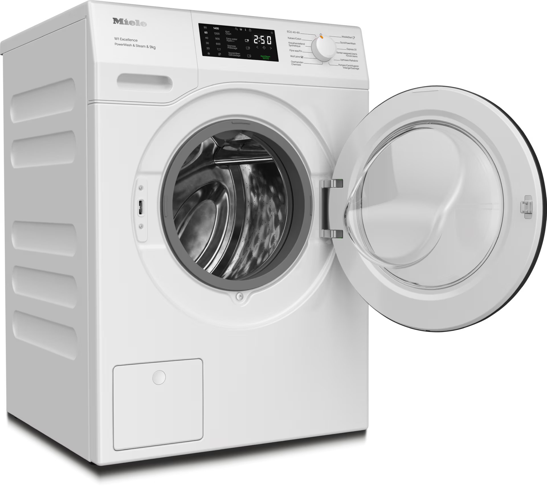 MIELE WED395WPS CHROME EDITION wasmachine