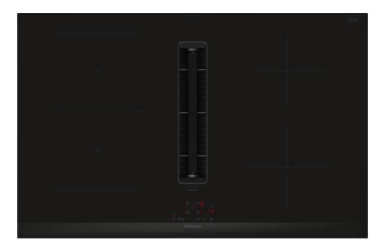 SIEMENS ED877BS16E IQ300 kookplaat met afzuiging - 80cm