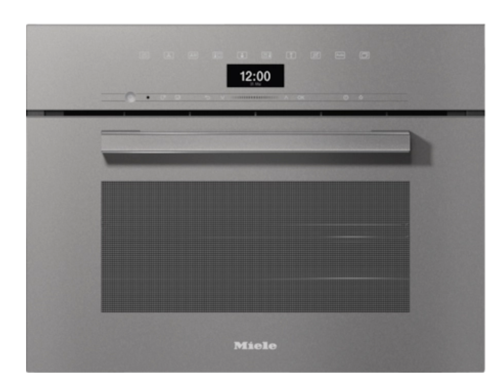 MIELE DGC7440HCPROGRGR VITROLINE multifunctionele oven met stoom - 45cm