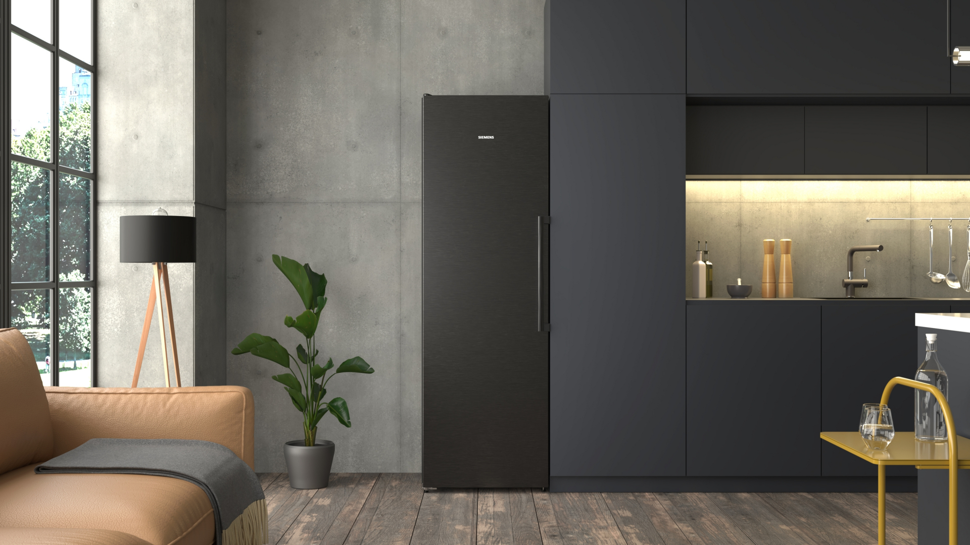 SIEMENS KS36NEXCM IQ300 vrijstaande koelkast zonder vriesvak - 186cm