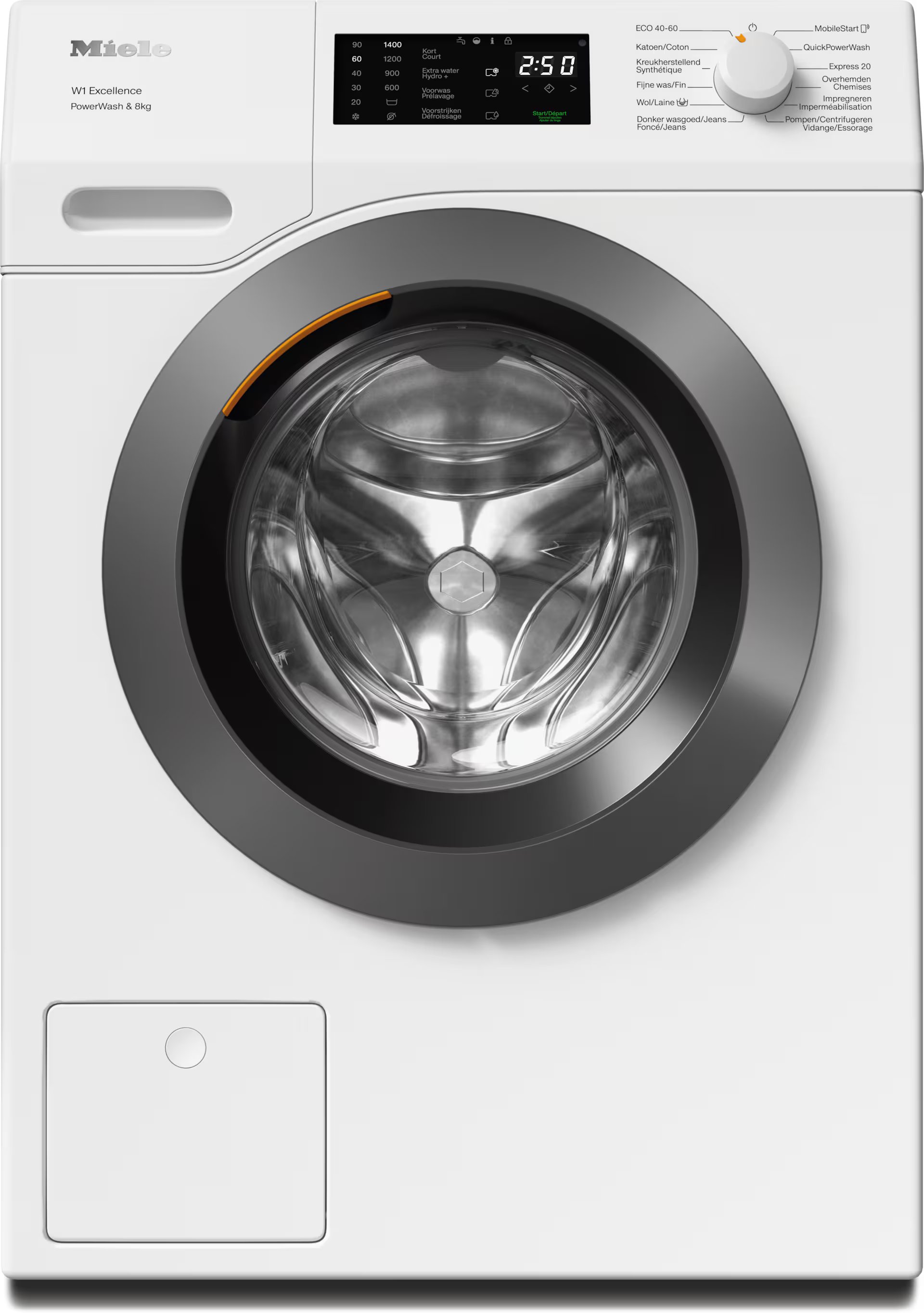 MIELE WEB375WPS CHROME EDITION wasmachine