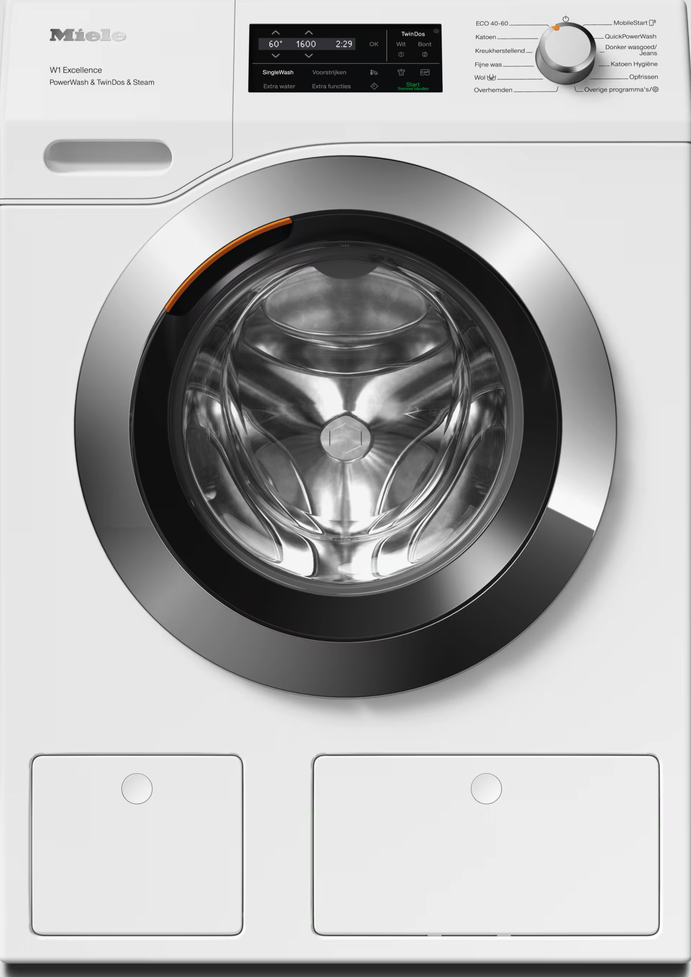 MIELE WEJ895WPS CHROME EDITION wasmachine