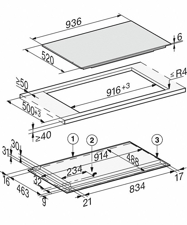 MIELE KM7999FL inductiekookplaat - 90cm