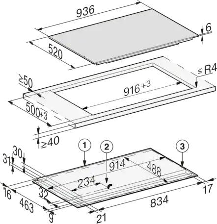 MIELE KM7999FL inductiekookplaat - 90cm