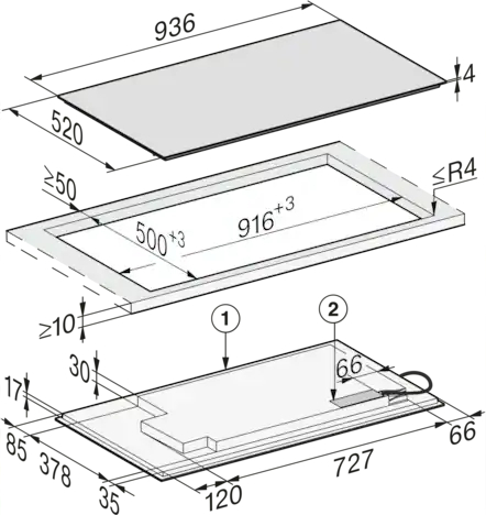 MIELE KM7899FL inductiekookplaat - 90cm