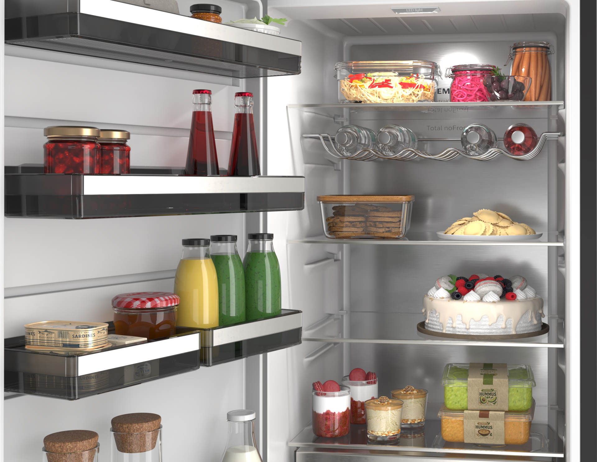SIEMENS KS36NEXCM IQ300 vrijstaande koelkast zonder vriesvak - 186cm