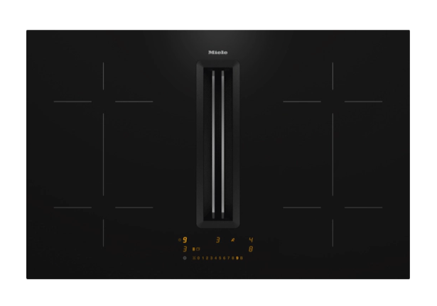 MIELE KMDA7473FL-UBLACK kookplaat met afzuiging - 80cm