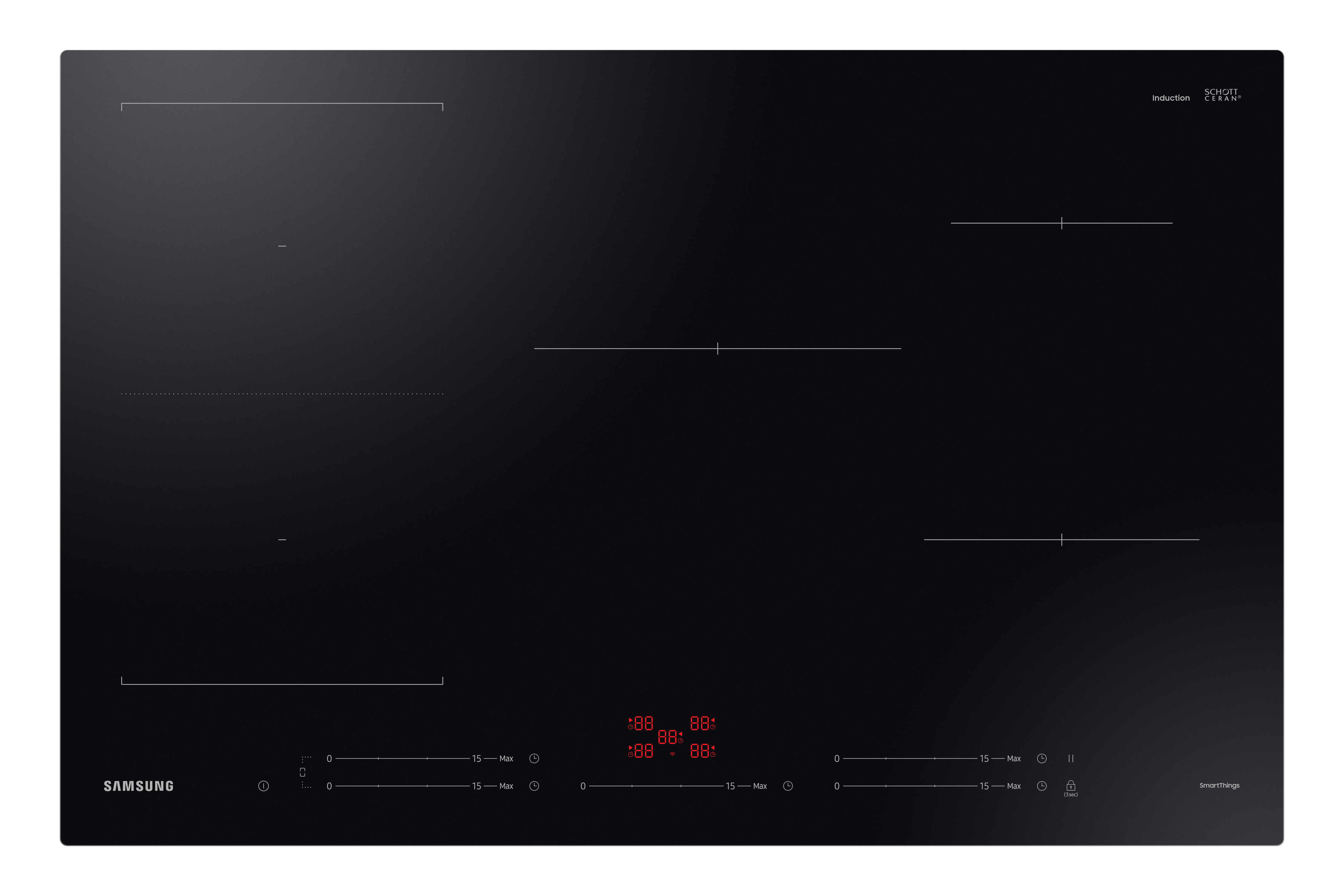 SAMSUNG NZ85C5047FK/U1 inductiekookplaat - 80cm