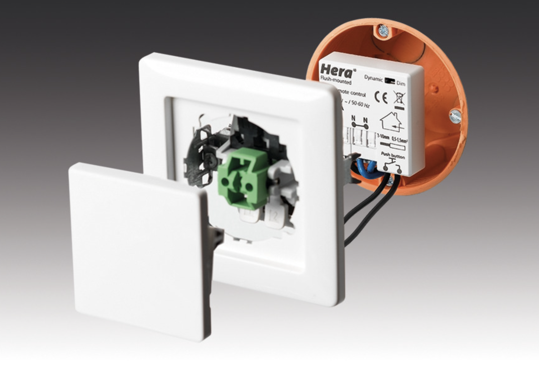 RC 20805002051 dimmer Dynamic dimmer voor lichtschakelaar