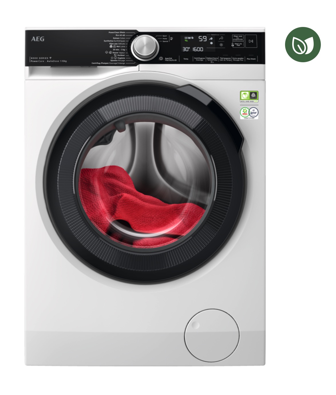 AEG LR87Q066 8000 wasmachine